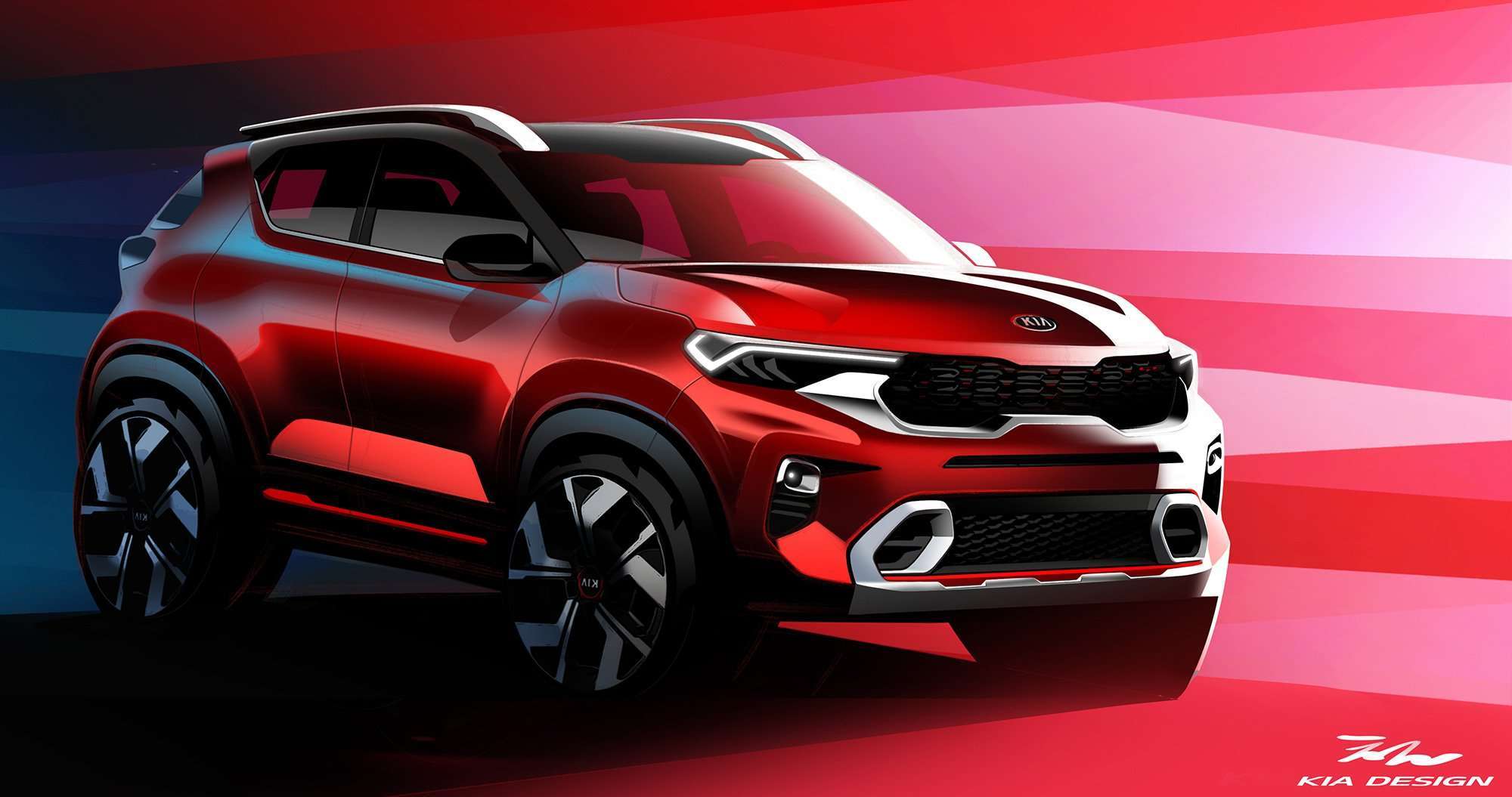 KIA Sonet boceto