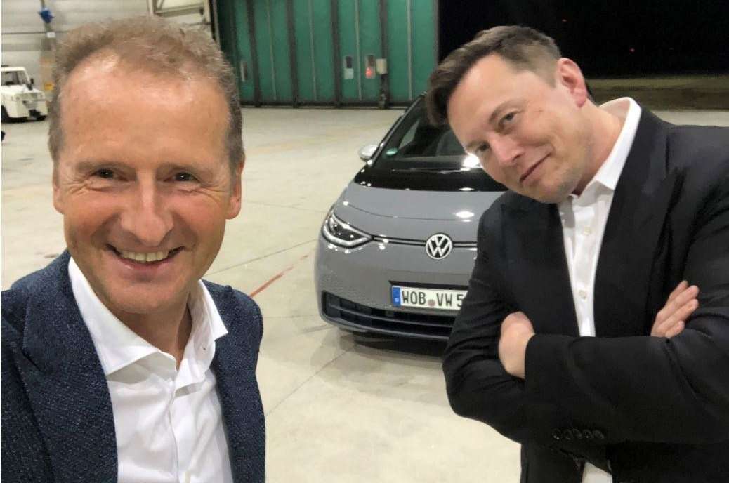 Elon Musk Herbert Diess ID 3