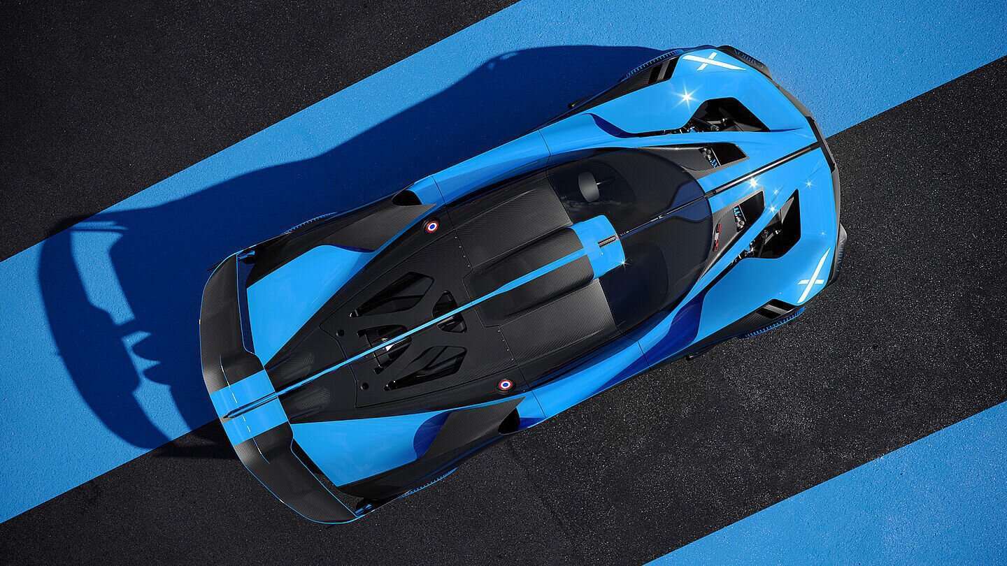 Bugatti Bolide arriba
