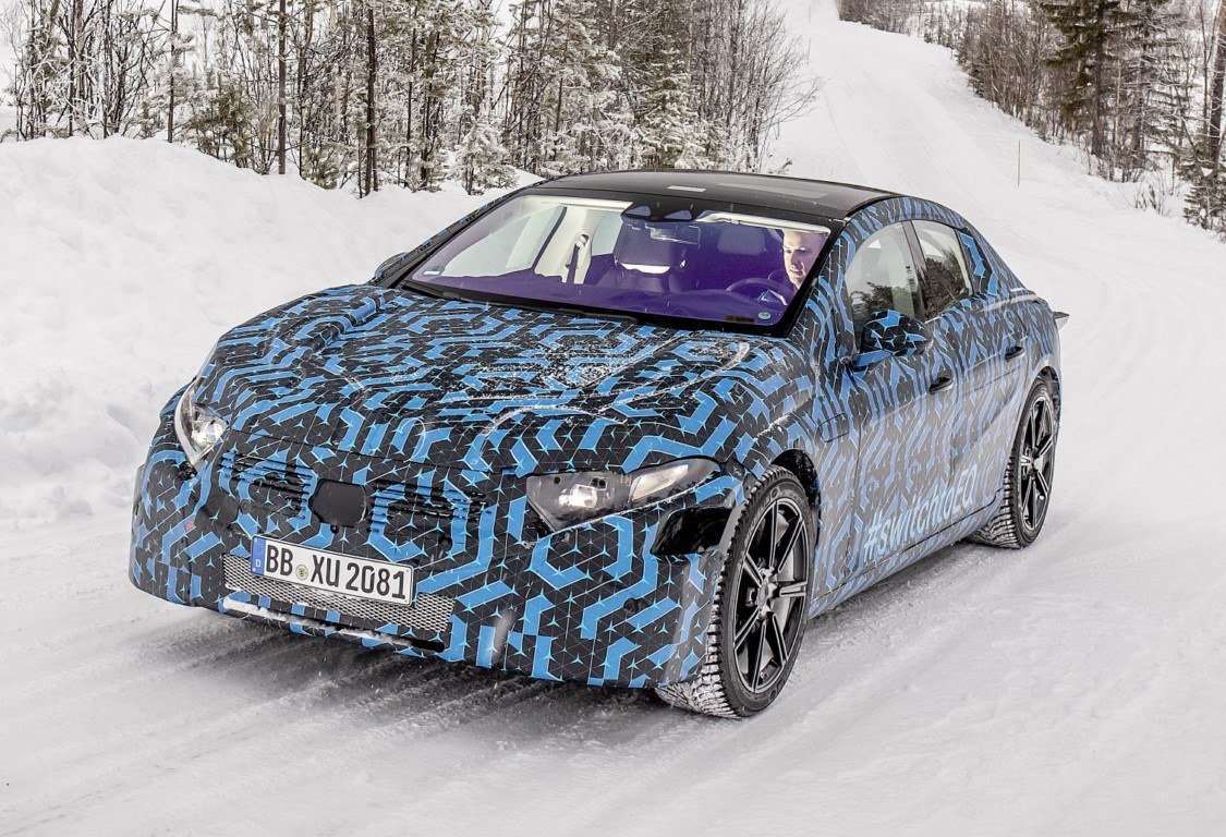 Mercedes-Benz EQS 2022 frio pruebas