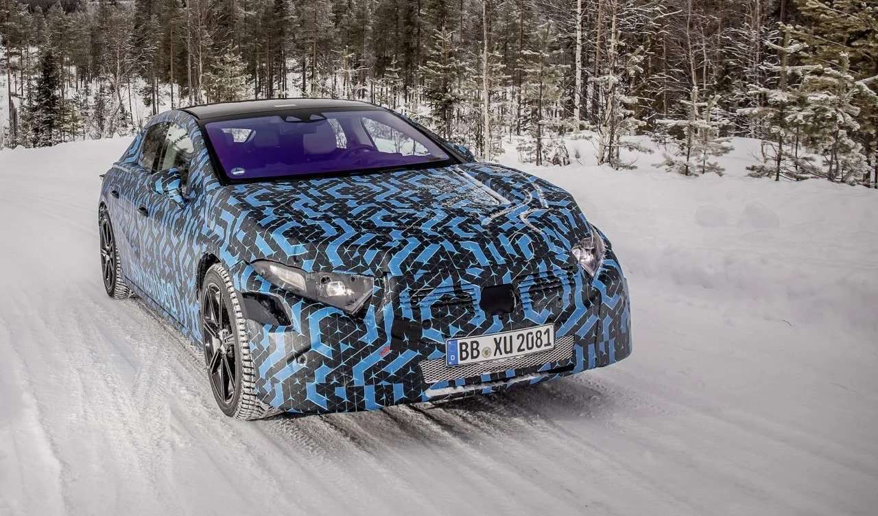 Mercedes-Benz EQS 2022 prueba frio