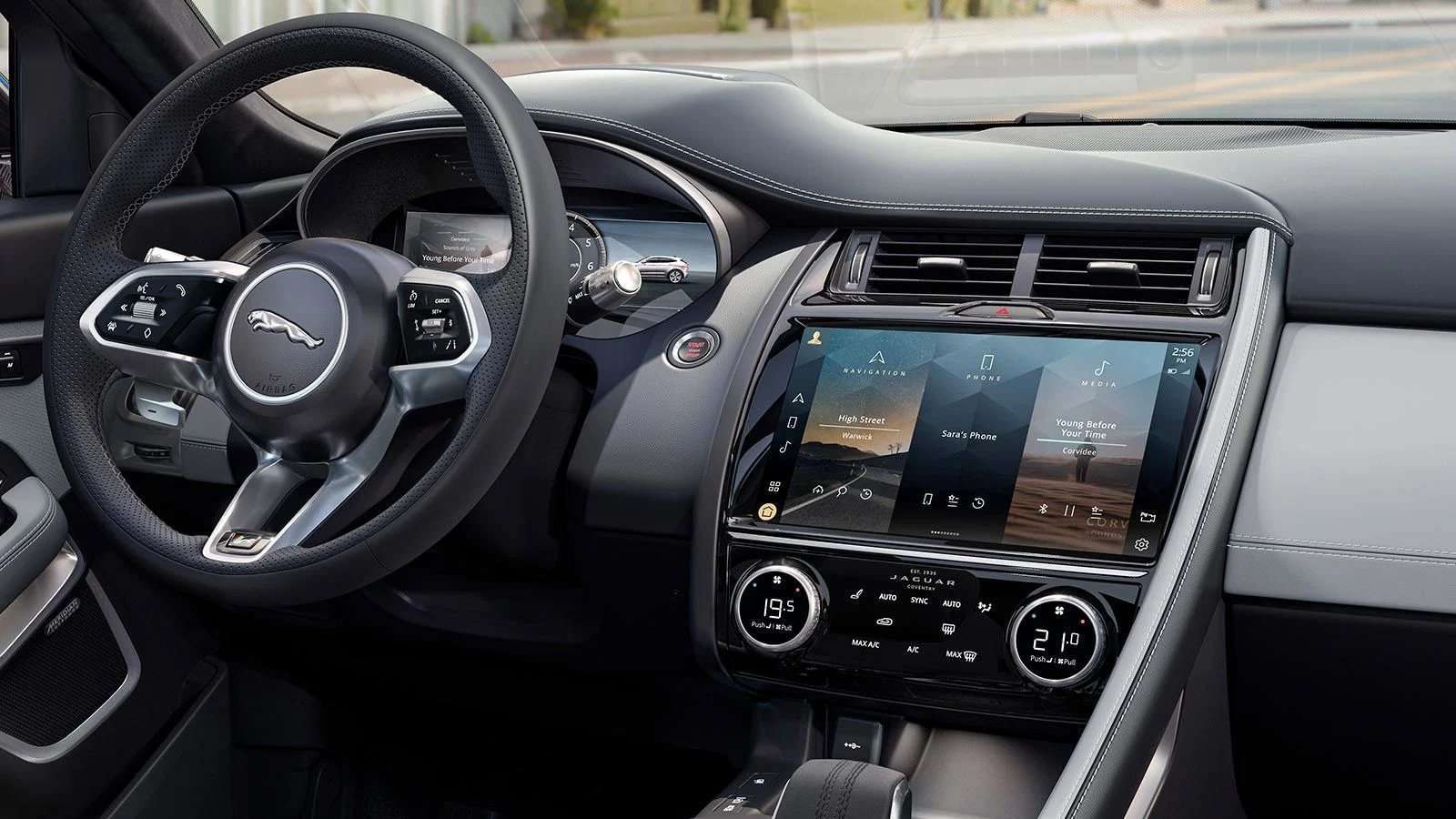 Jaguar E-PACE 2021 tecnologia interior