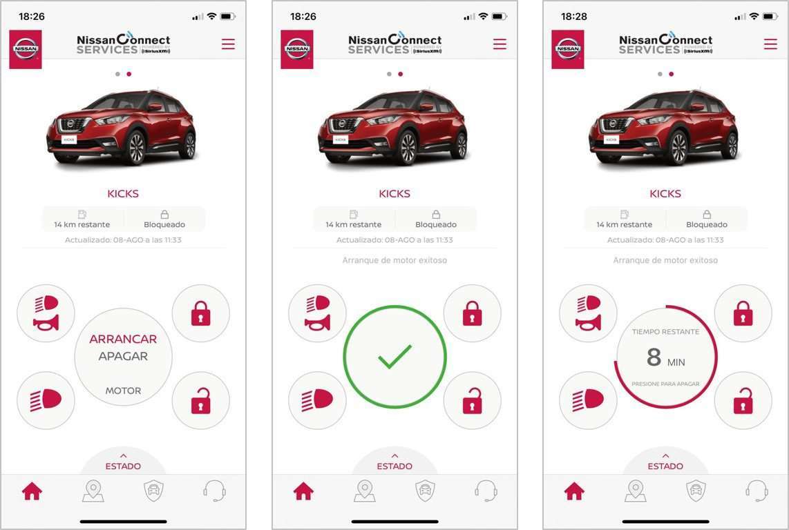 NissanConnect Services diagnositco