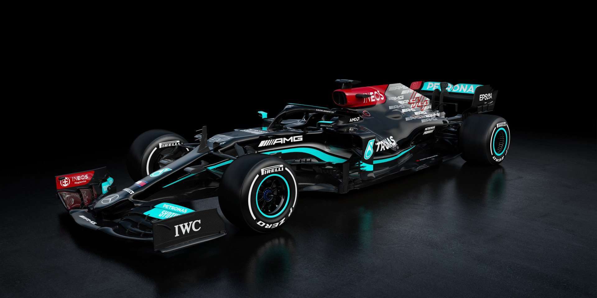 Midnight Black Mercedes-AMG F1 W12