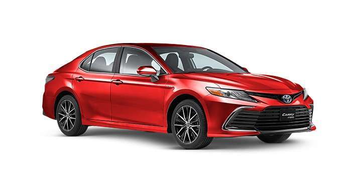 Toyota Camry hibrido 2021 rojo