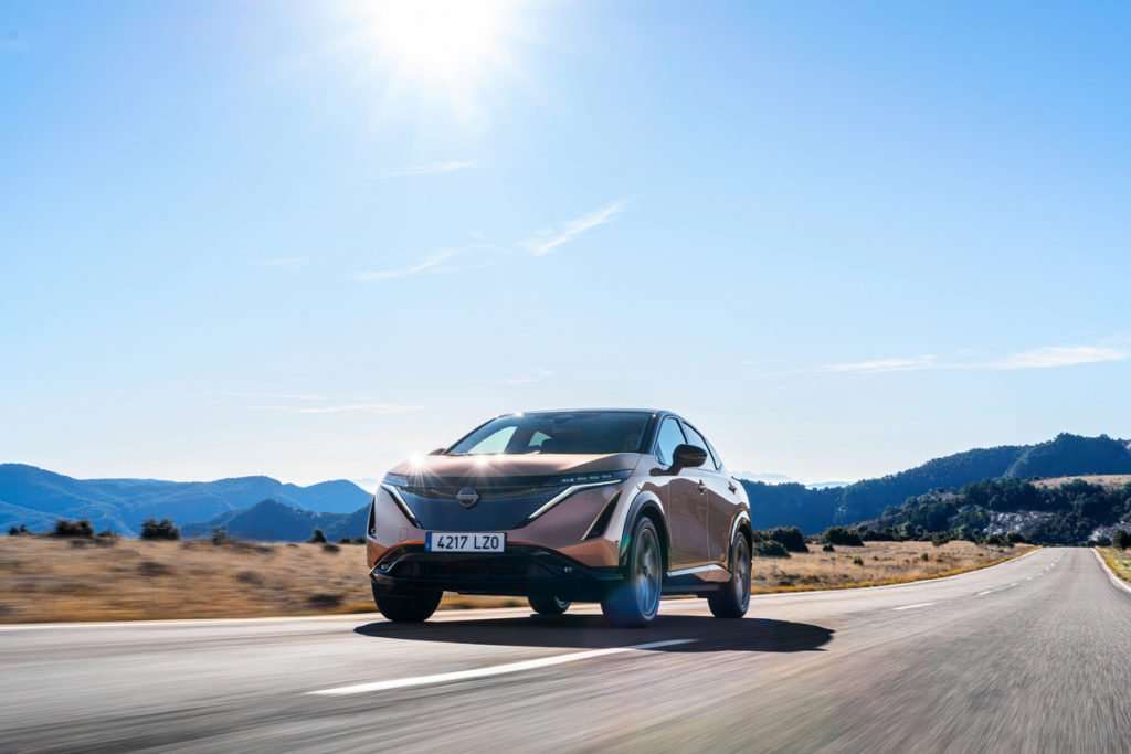 pruebas a Nissan Ariya