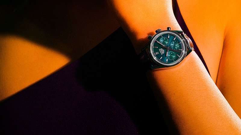 Conoce el nuevo TAG Heuer Carrera Green Special Edition muneca