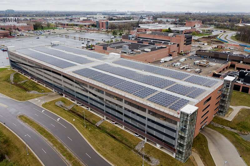 DTE Energy Ford panel solar