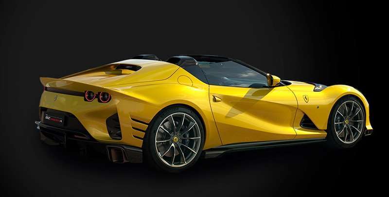 Ferrari 812 Competizione A atras