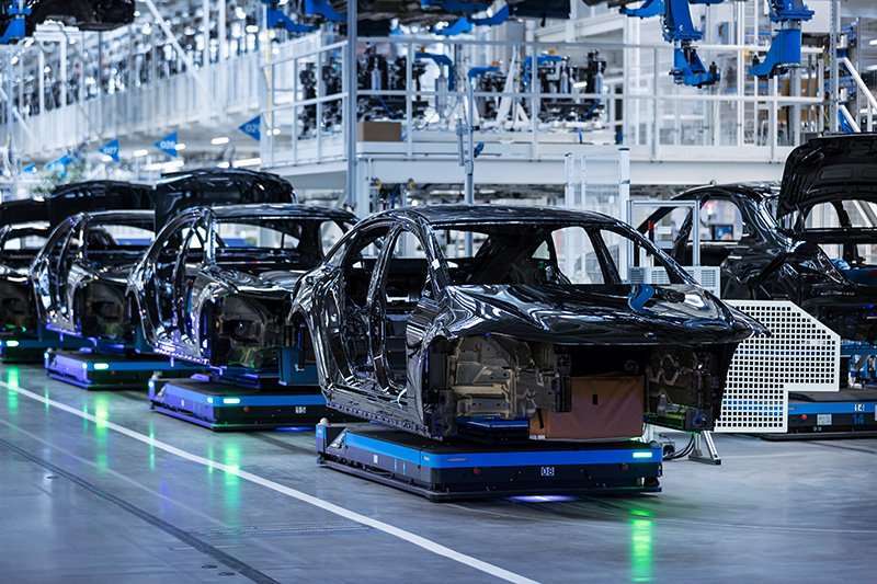 Mercedes EQS planta