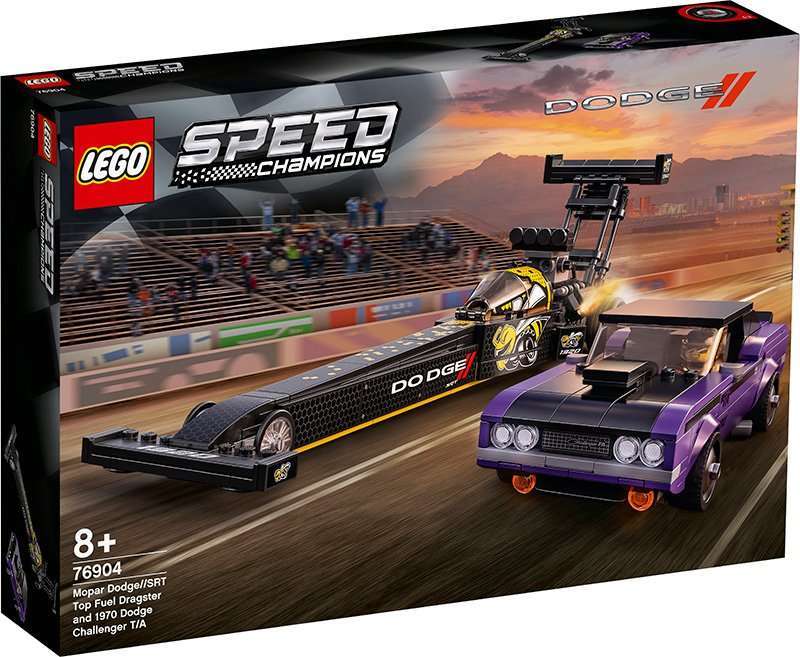 Set LEGO Speed Champions Mopar, Dodge caja