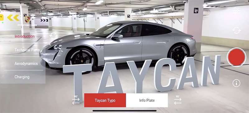 Taycan AR Event App