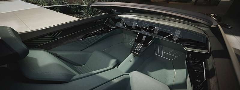 Audi skysphere concept interior volante sin