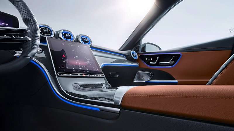 Mercedes-Benz C 200 Sport pantalla vertical
