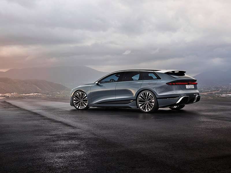 Audi A6 Avant e-tron concept trasera