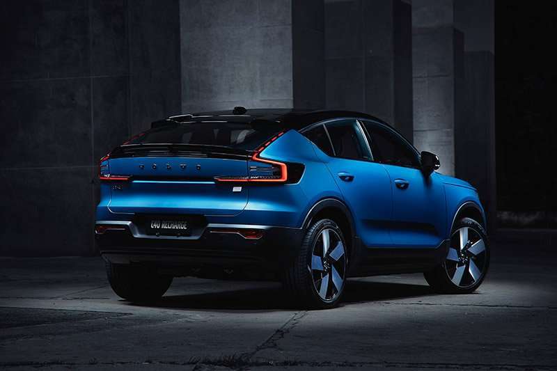 Volvo C40 Recharge Pure Electric azul