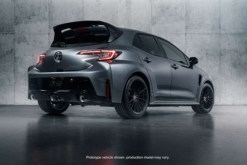TOYOTA GAZOO Racing GR Corolla prototipo trasera