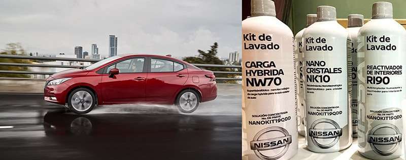 Nanotecnología Nissan lavado
