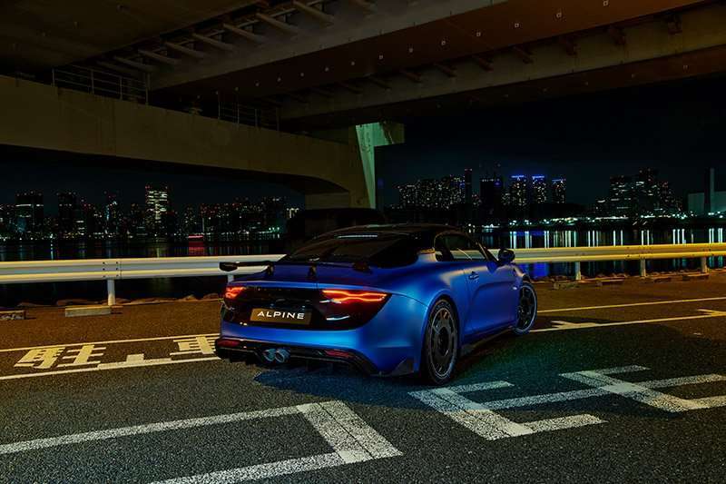 Alpine A110 R Fernando Alonso trasera