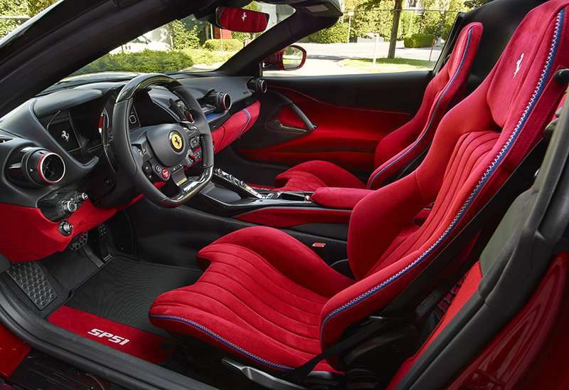 Ferrari SP51 interior