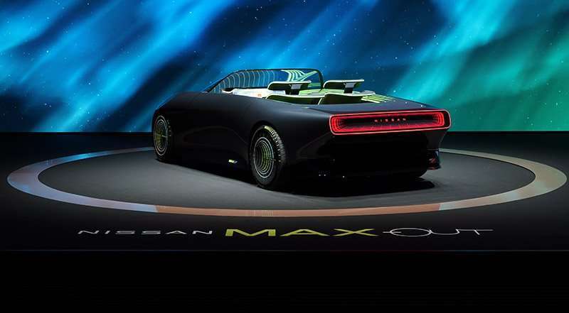 Nissan Futures Max-Out EV trasera