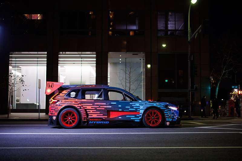 Honda CR-V Hybrid Racer lado