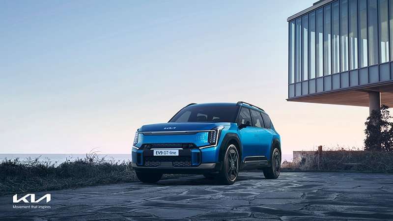 Kia EV9 detalles frontal