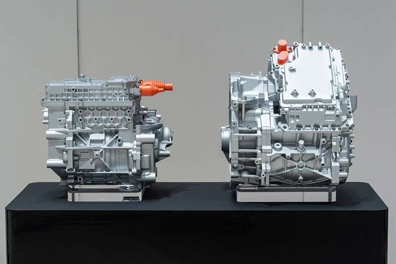 prototipo de motor electrificado de Nissan x-in-1