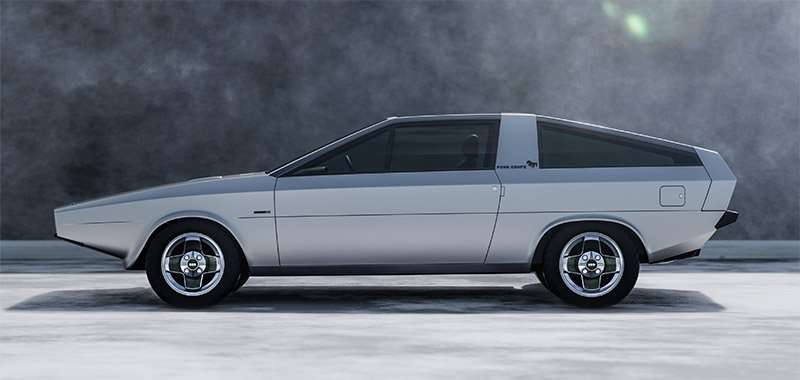 Restauran Hyundai Pony Coupe Concept lado