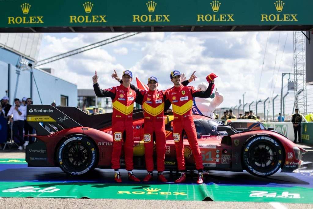 Ferrari consigue la victoria en Las 24 Horas de Le Mans