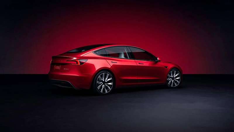 Nuevo Tesla Model 3 trasera
