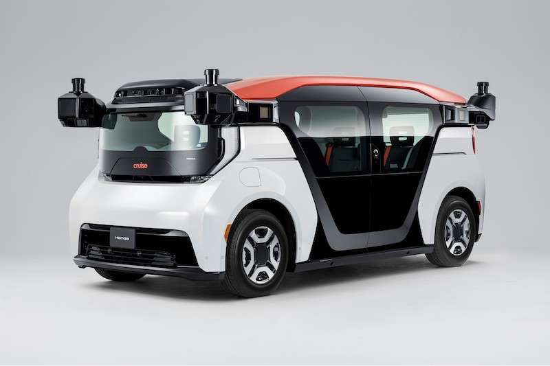 Cruise Origin driverless vehicle Japan