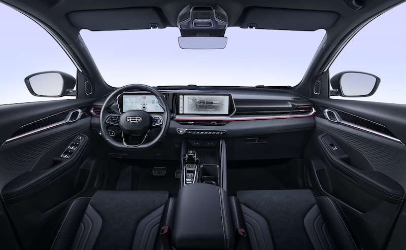 Geely Coolray 2024 interior