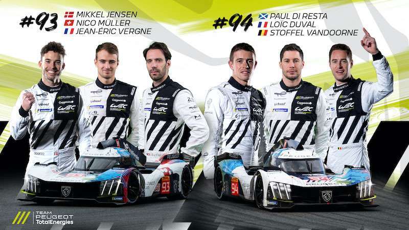 Peugeot TotalEnergies para WEC 2024