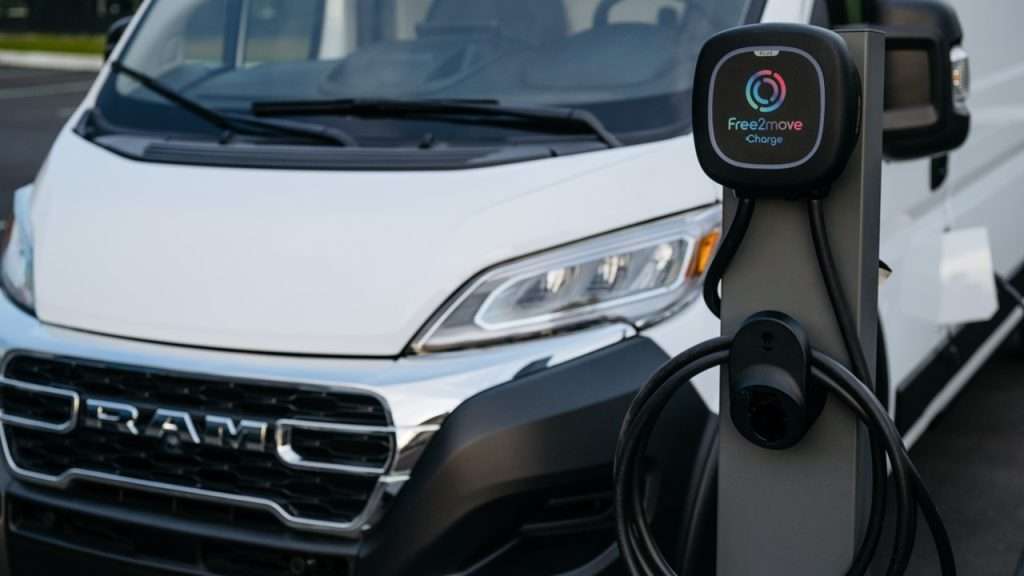 Ram ProMaster Electric Van cargador