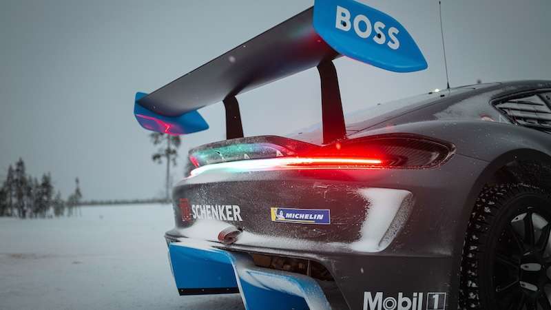 Porsche GT4 e-Performance Finlandia pruebas