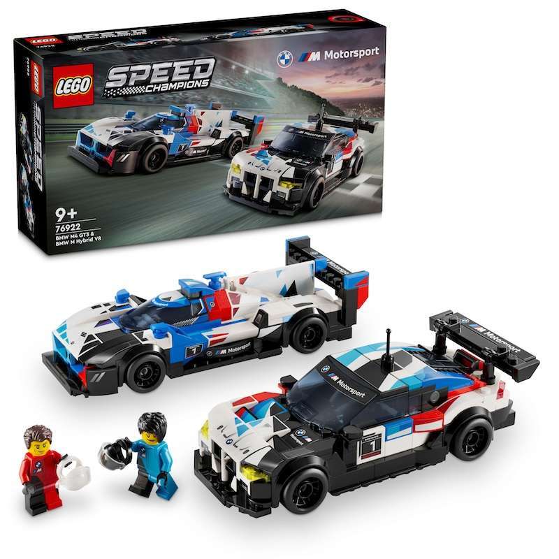 Set LEGO de BMW M Hybrid V8 y el BMW M4 GT3