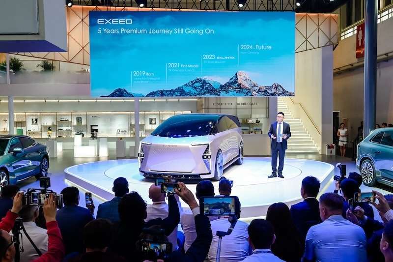 EXEED Auto Show 2024 autos ICE y NEV