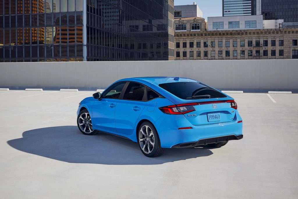 Honda Civic 2025 hibrido trasera