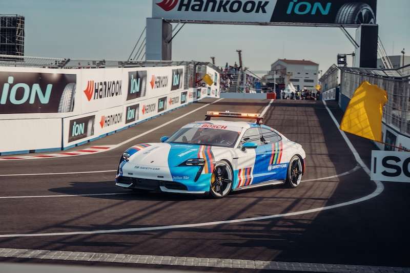 Porsche Taycan Turbo GT Formula E seguridad