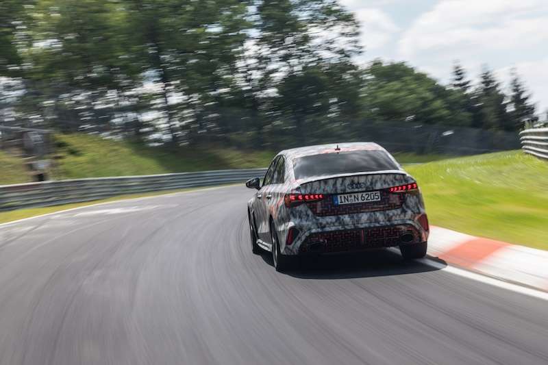 Audi RS 3 Nürburgring Récord de vuelta
