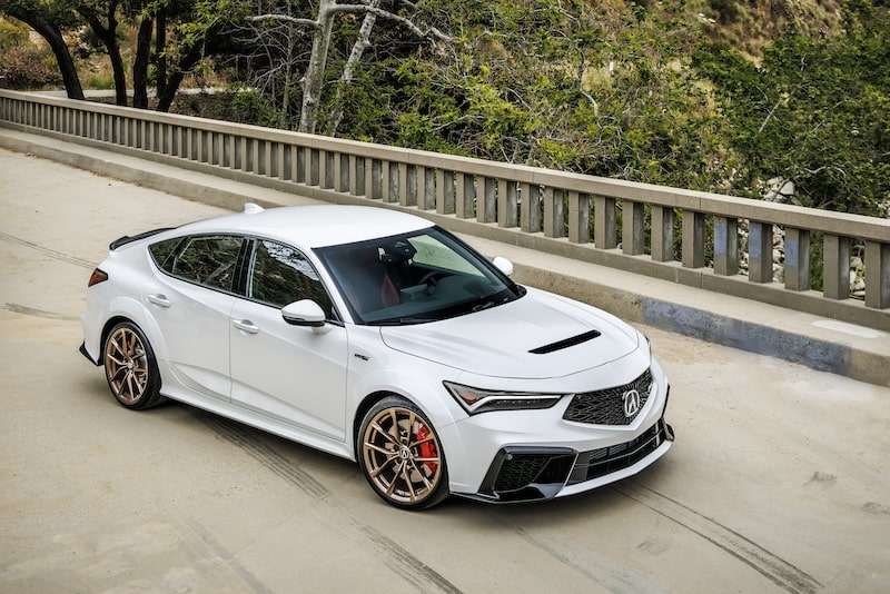 Acura Integra Type S 2024 blanco frontal