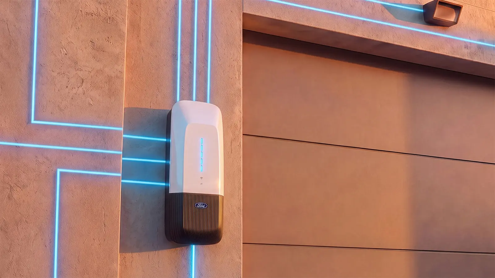 Ford Fathom 2027 conectada a un sistema de energía bidireccional para el hogar