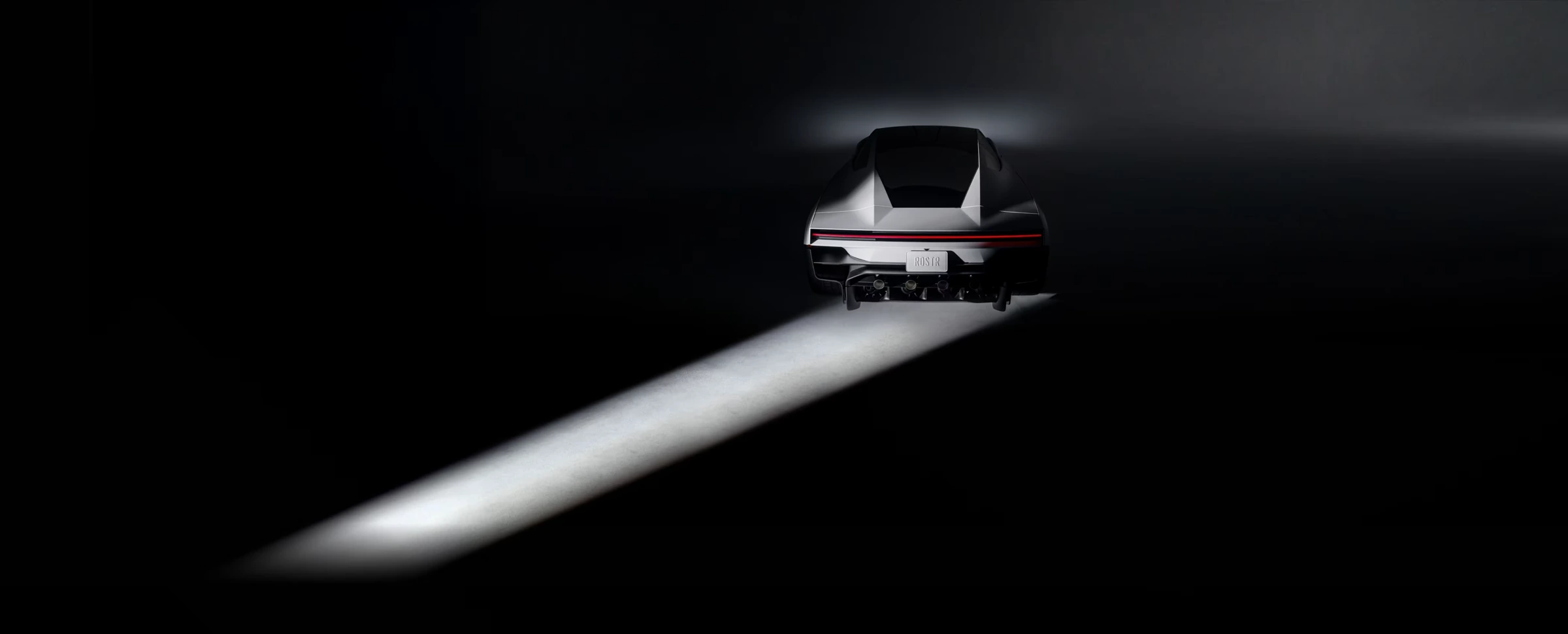 Vista trasera del nuevo Tesla Roadster en una imagen oficial de Tesla